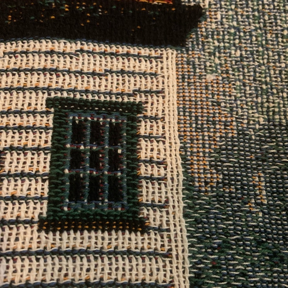 Vintage 90’s Painted Pony's Tapestry Lighthouse Nautical Jacket Size Large NWT - Picture 6 of 16